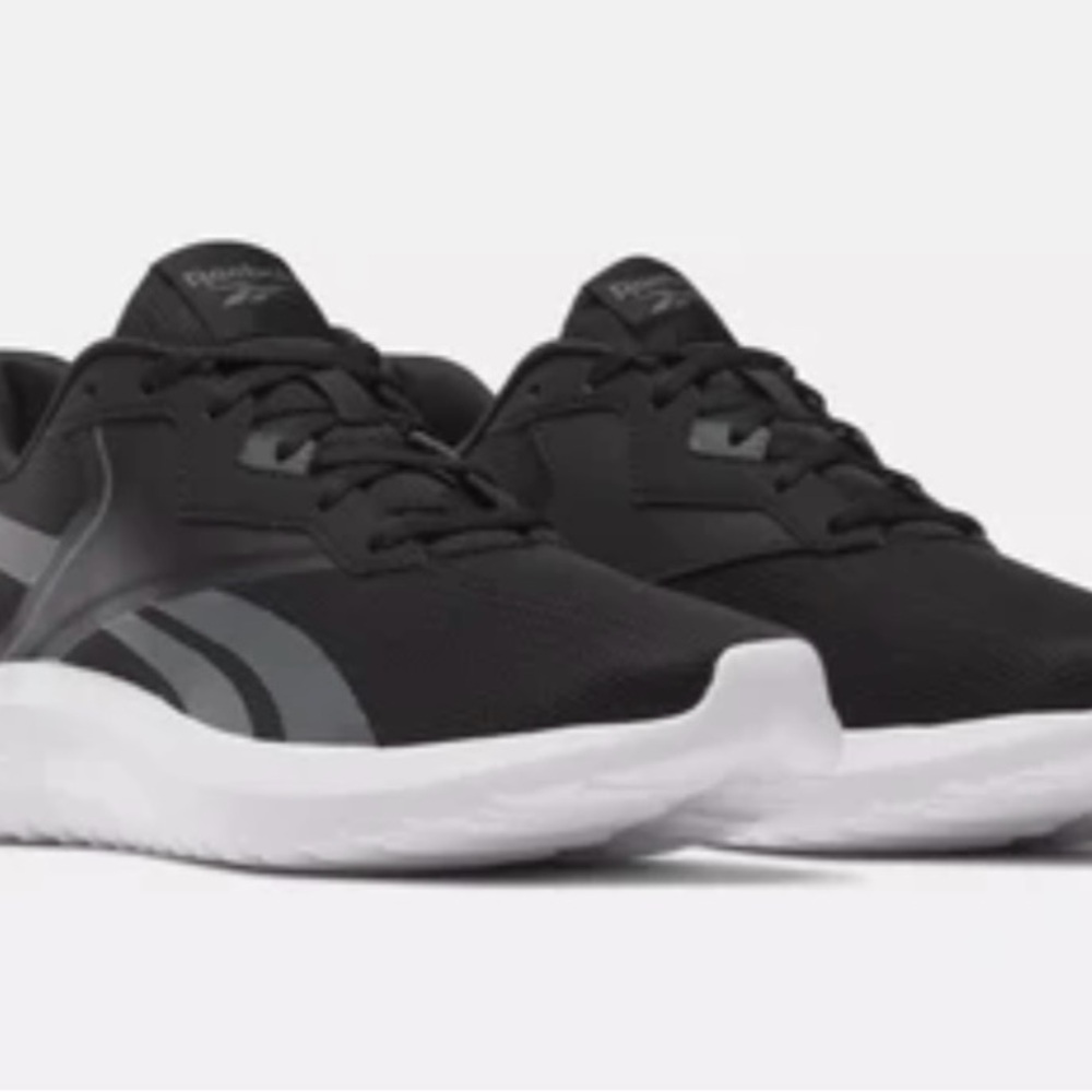 Reebok Black and Charcoal Athletic Shoes